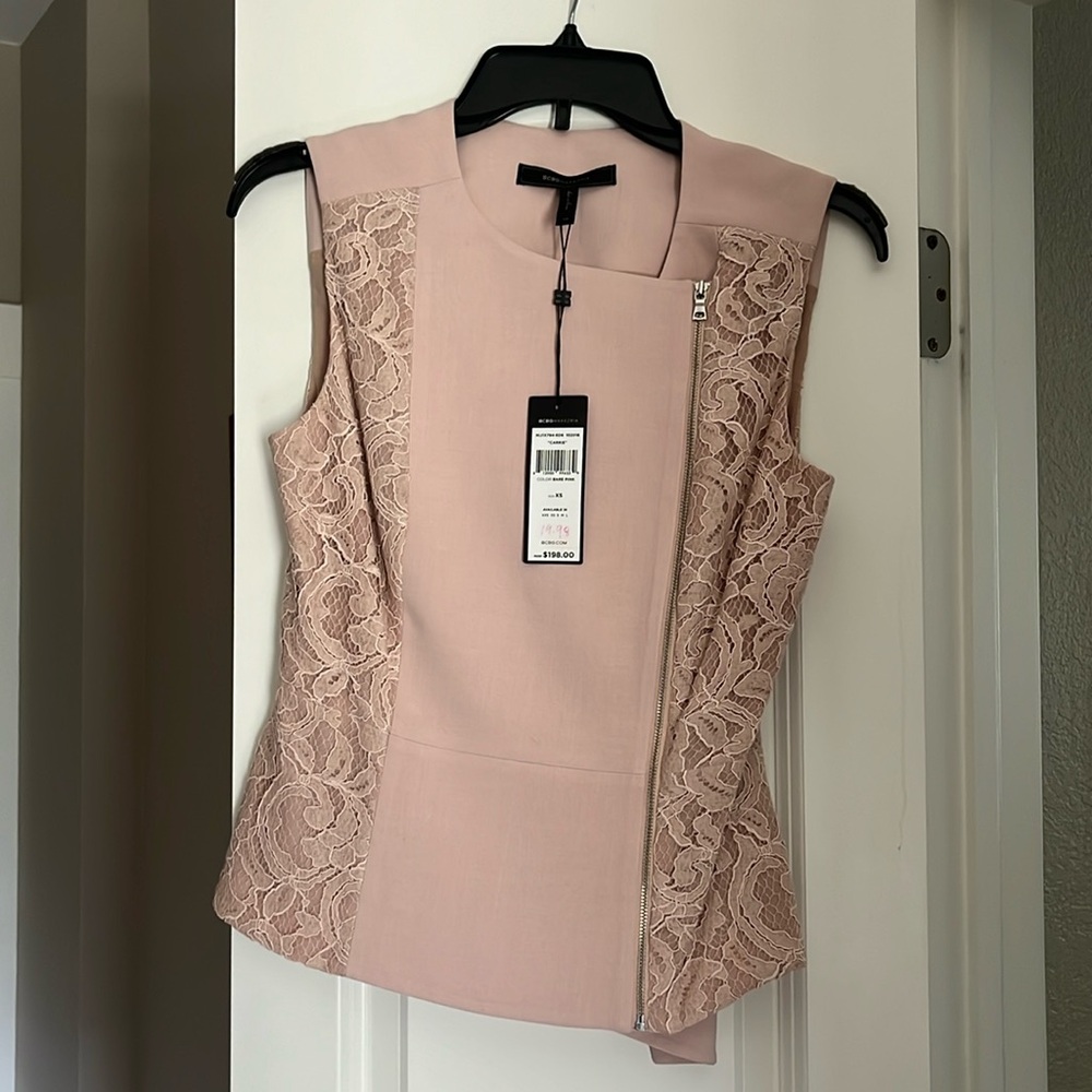Brand New With Tags BCBG Max Azria vest size XS